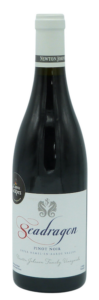 Newton Johnson Seadragon Pinot Noir cape and grapes