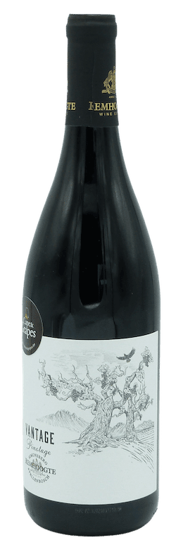 Remhoogte Vantage Pinotage 2019 cape and grapes