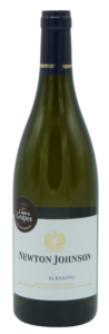 Newton Johnson Albarino cape and grapes