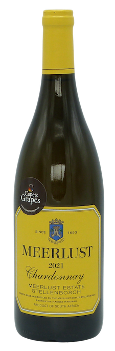 Meerlust Chardonnay 2021 capeandgrapes