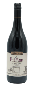 Old Road Wine Co. The Fat Man Pinotage cape and grapes