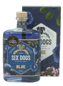 Six Dogs Blue Gin Capeandgrapes