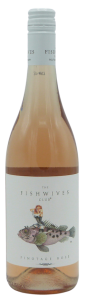 The Fishwives Club Pinotage Rosé 2022 cape and grapes